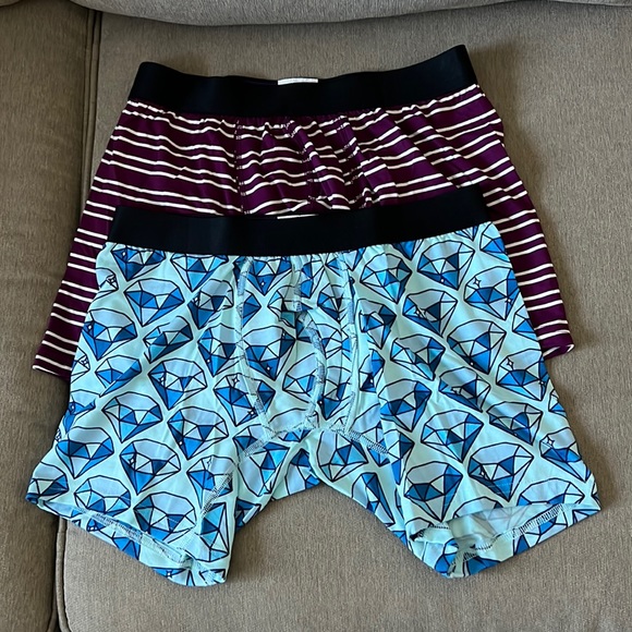 2 New Mens MeUndies Boxer Briefs - Picture 1 of 10
